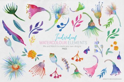 Springtime Watercolour Clipart Set