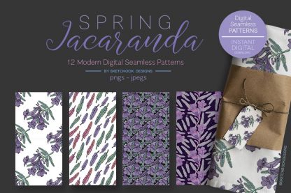 Spring Jacaranda Patterns