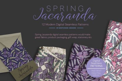 Spring Jacaranda Patterns